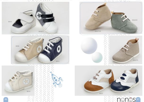 Παπούτσια βάπτισης bebe για αγόρια. Σελίδες 86-87