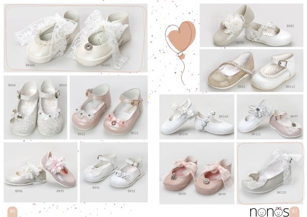 Παπούτσια βάπτισης bebe για κορίτσια. Σελίδες 80-81