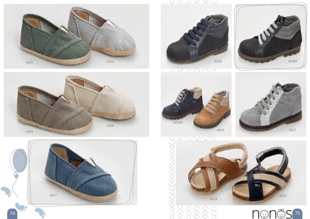 Παπούτσια βάπτισης για αγόρια. Σελίδες 74-75