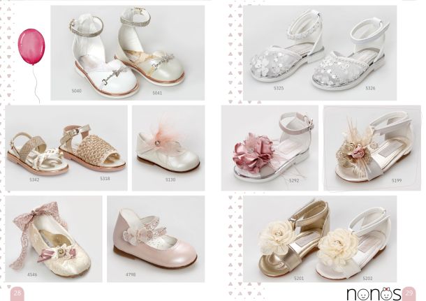 Παπούτσια βάπτισης για κορίτσια. Σελίδες 28-29