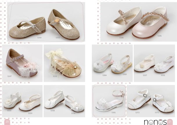 Παπούτσια βάπτισης για κορίτσια. Σελίδες 20-21