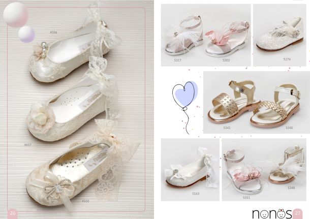 Παπούτσια βάπτισης για κορίτσια. Σελίδες 26-27